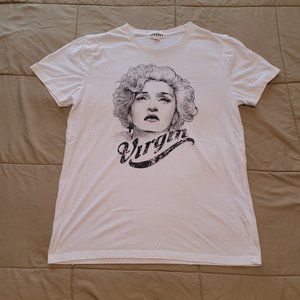 LEGENDS MADONNA VIRGIN GRAPHIC BAND TEE SHIRT